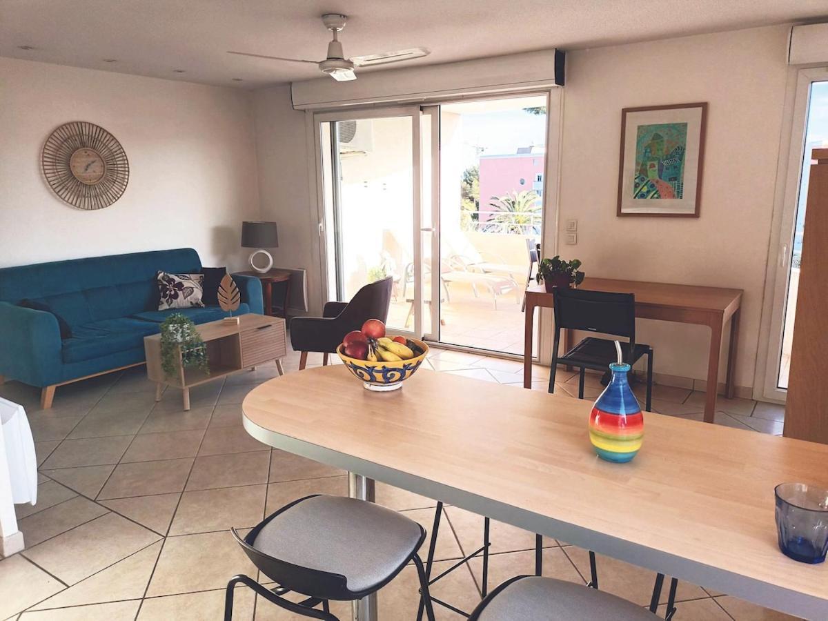 Apartment T3 Vue Mer, 2 Chambres, Piscine, Terrasse, Parking Public Gratuit A 150m Cannes